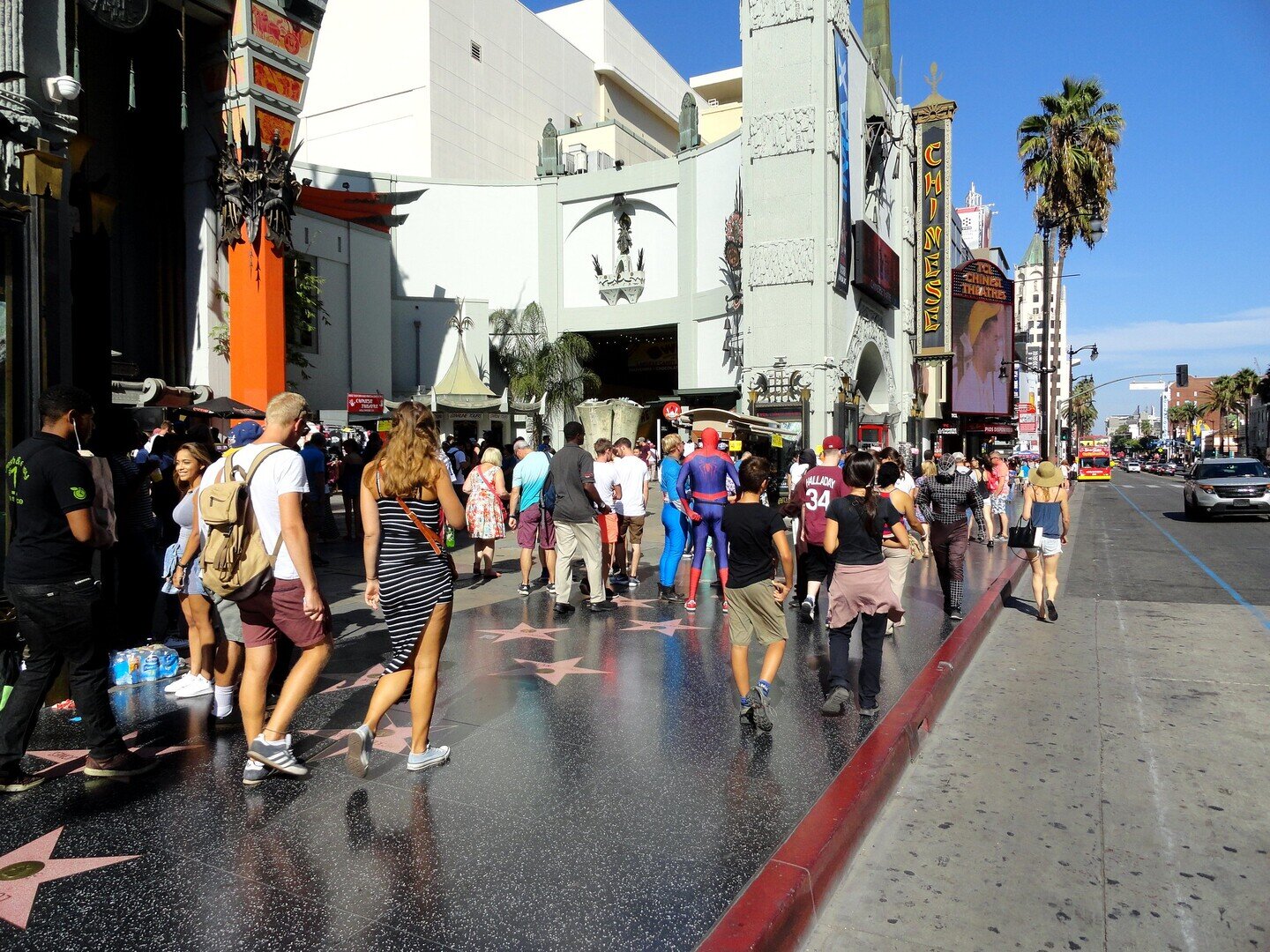 Hollywood Boulevard Tourist Planning